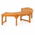 Panca Mezzaluna in Legno di Teak